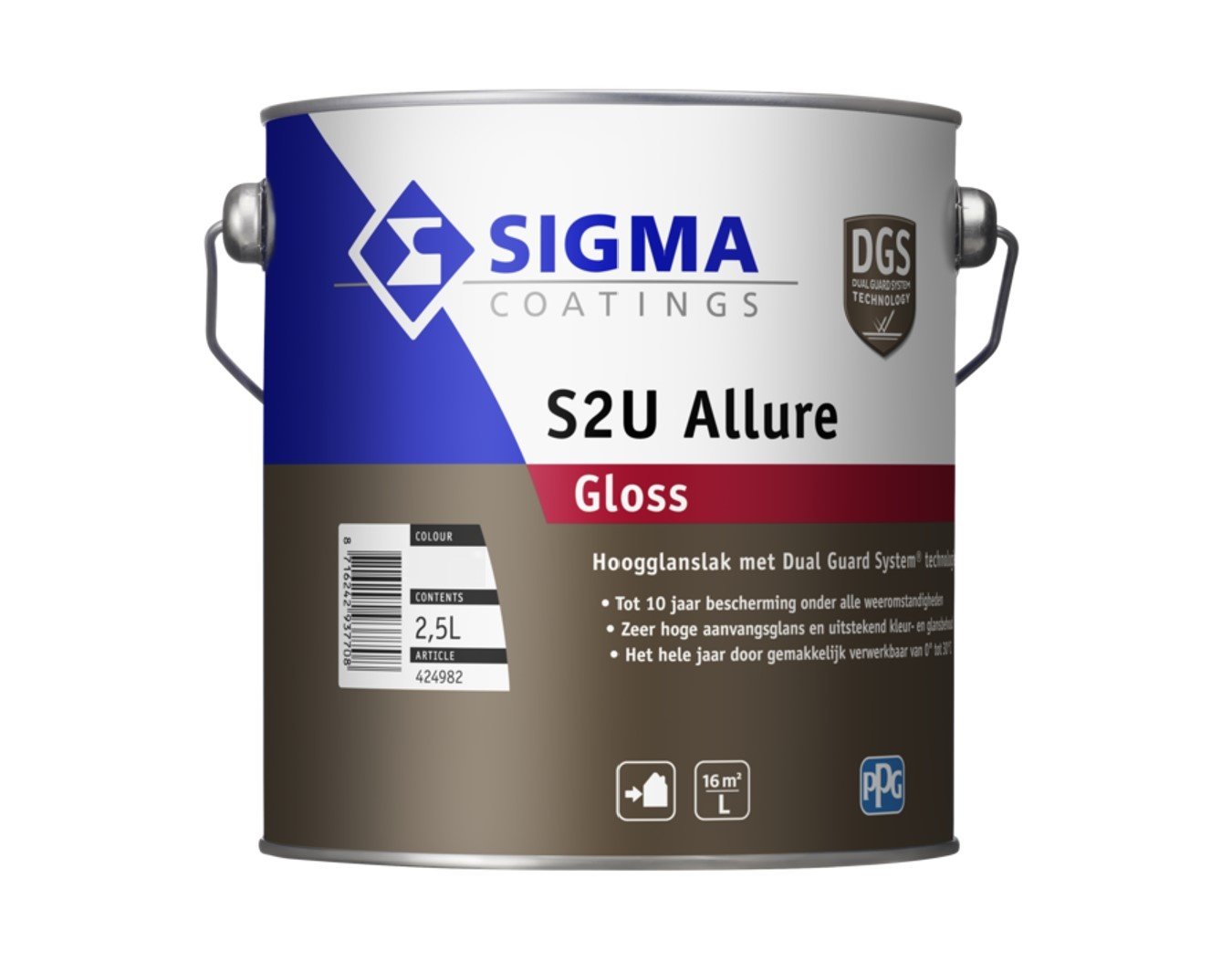 sigma-s2u-allure-gloss-25-liter-ral-9016